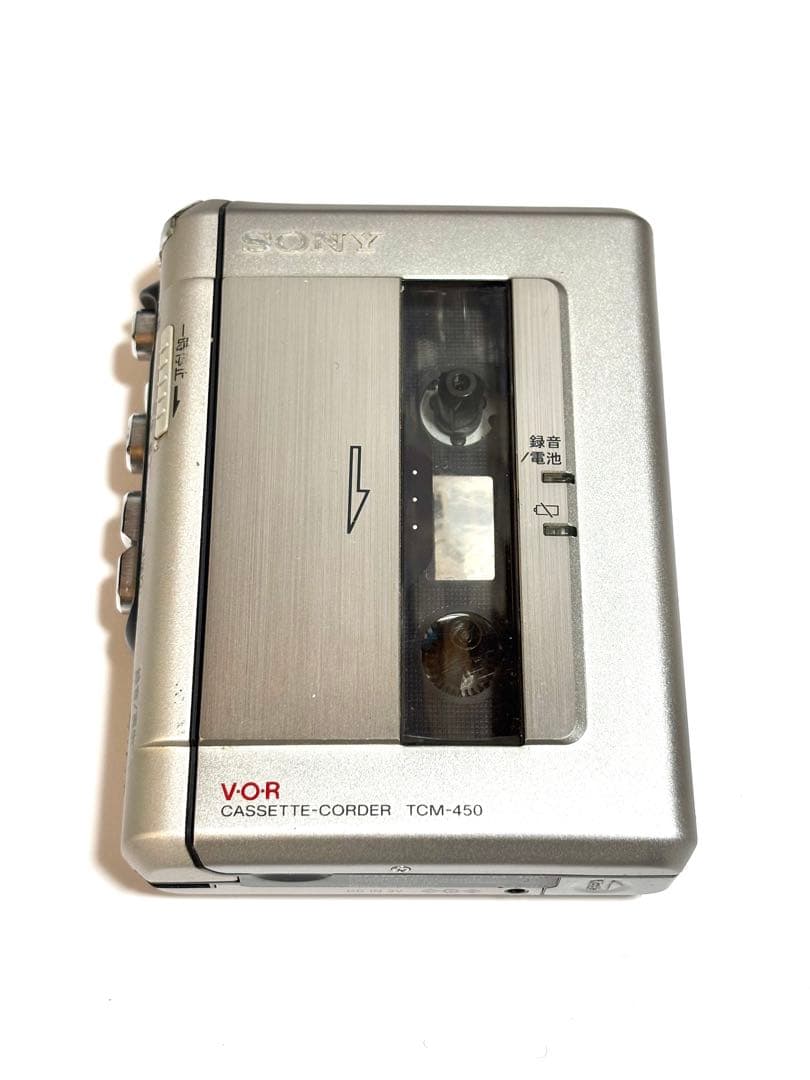 2点セットSONY カセットレコーダー TCM-450 整備品②
