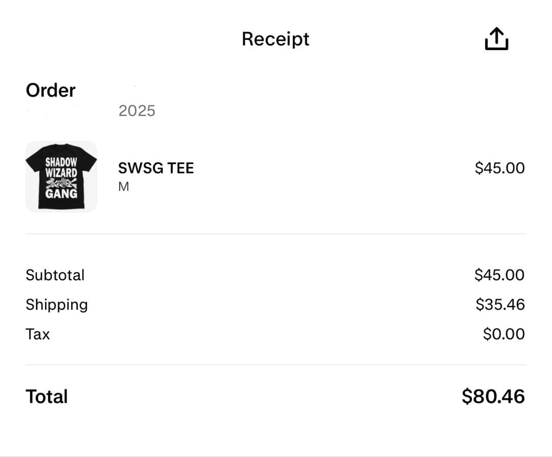 Skrillex Merch Mサイズ