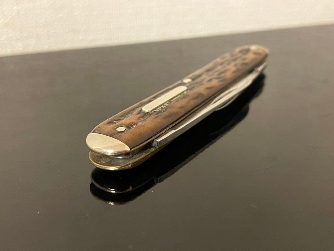 アンティークナイフ　チャレンジ　カトラリー社 イコールエンドナイフ　2枚刃