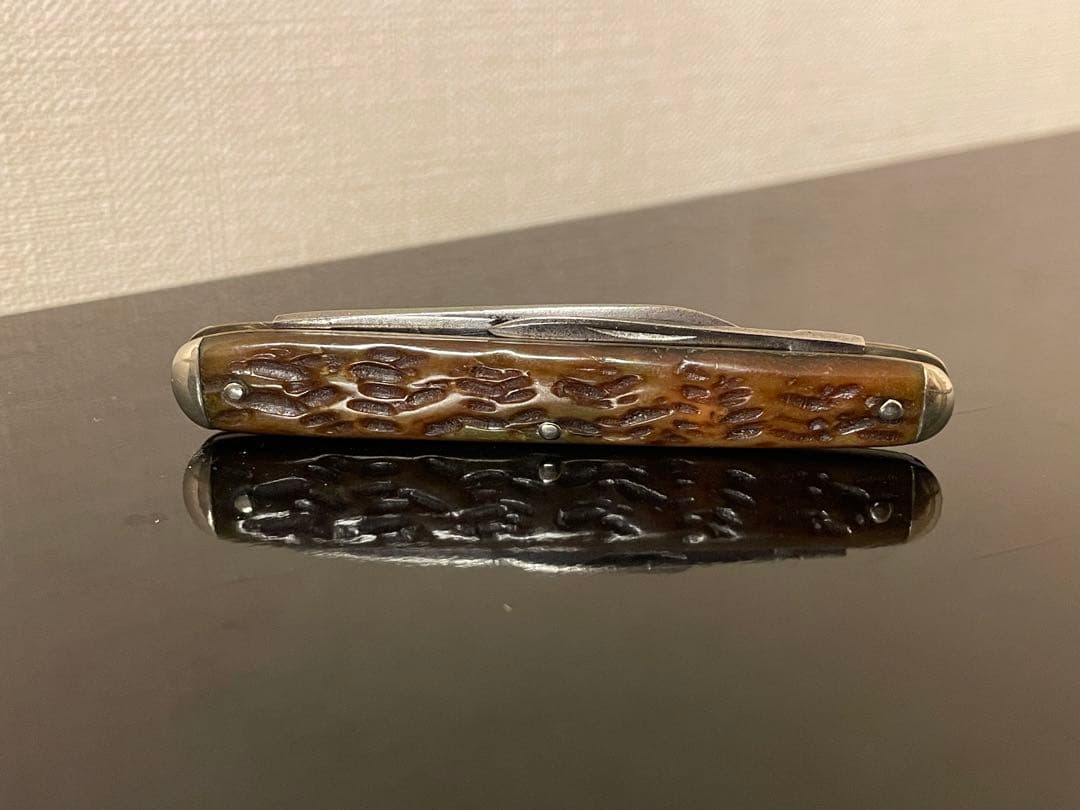 アンティークナイフ　チャレンジ　カトラリー社 イコールエンドナイフ　2枚刃