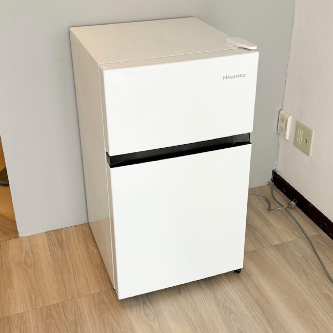 Hisense 2ドア冷蔵庫 ホワイト　省エネ　ハイセンス HR-B91HW