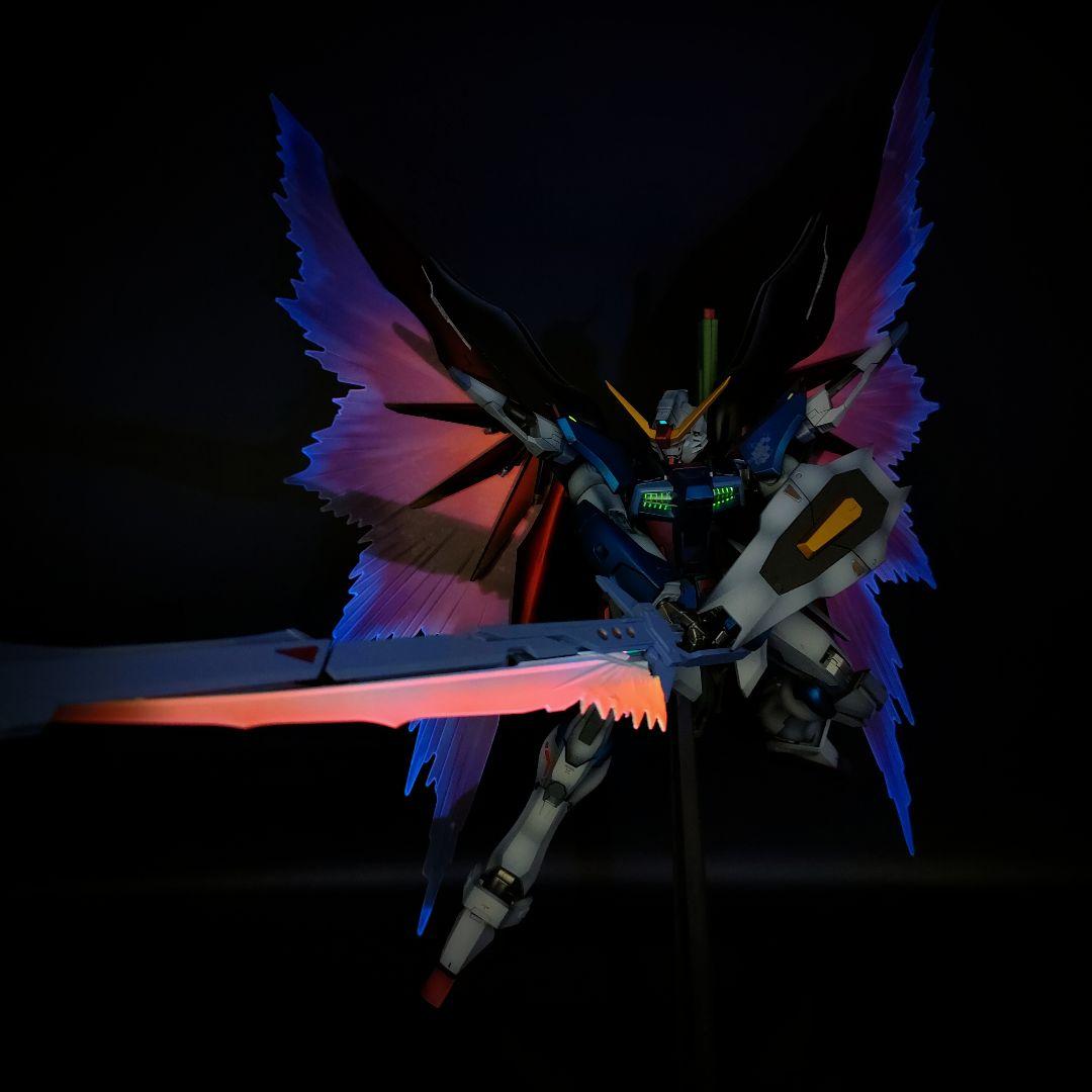 ガンダムSEED DESTINY　デスティニーガンダム　ガンプラMG 塗装完成品