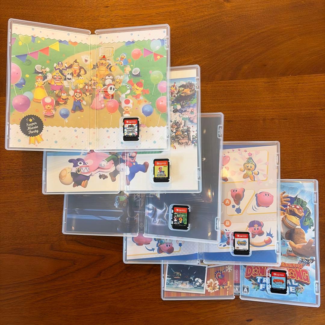 【豪華5本セット】Switch 人気ソフトまとめ売り マリオ ドンキー他