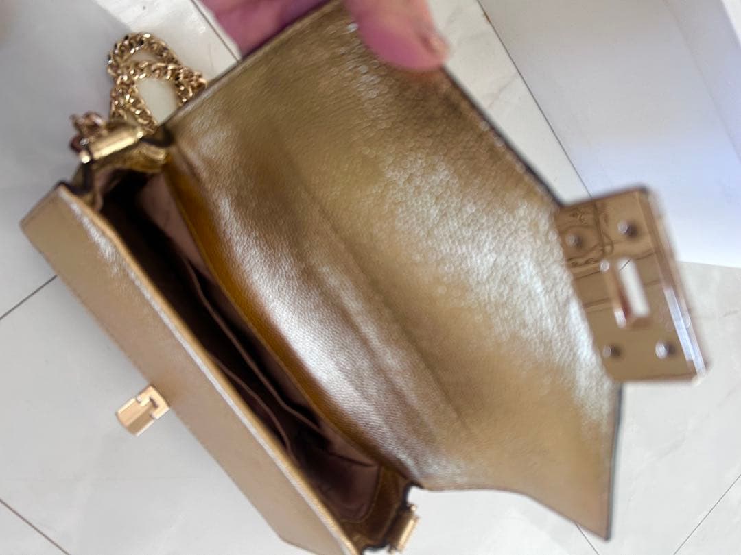 MICHAEL KORSゴールドチェーンショルダーバッグ