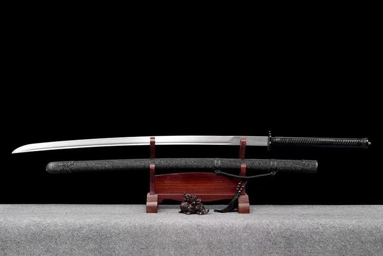 【御林苗刀】繍春刀 牛尾刀 苗刀 手鍛造打 鋼刀 古兵器 武具 刀装具 両手刀