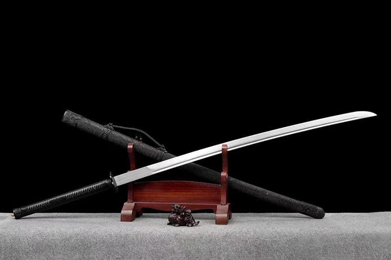 【御林苗刀】繍春刀 牛尾刀 苗刀 手鍛造打 鋼刀 古兵器 武具 刀装具 両手刀