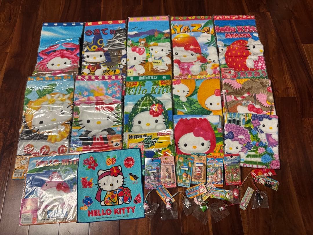 【新品未使用】ご当地キティ　四国＆中国＆九州＆沖縄セット　（バラ売り不可）