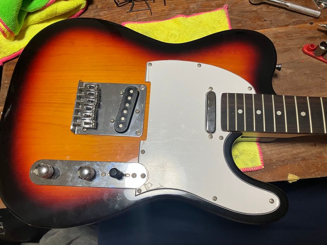 ジャンクデポさま専用　テレキャスター　サンバースト