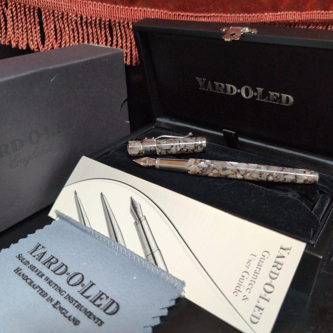 【希少♪】 ヤード・オ・レッド YARD・O・LED 万年筆 パールアストリア