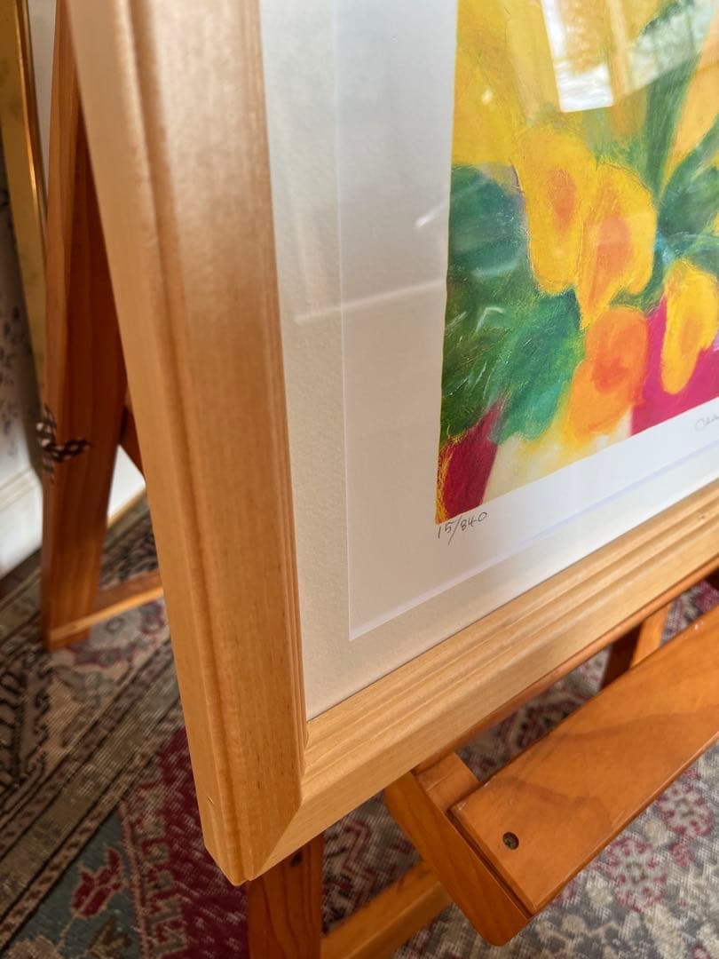 額入り版画　ジニー・キム　エディション番号、サイン有り　新品額