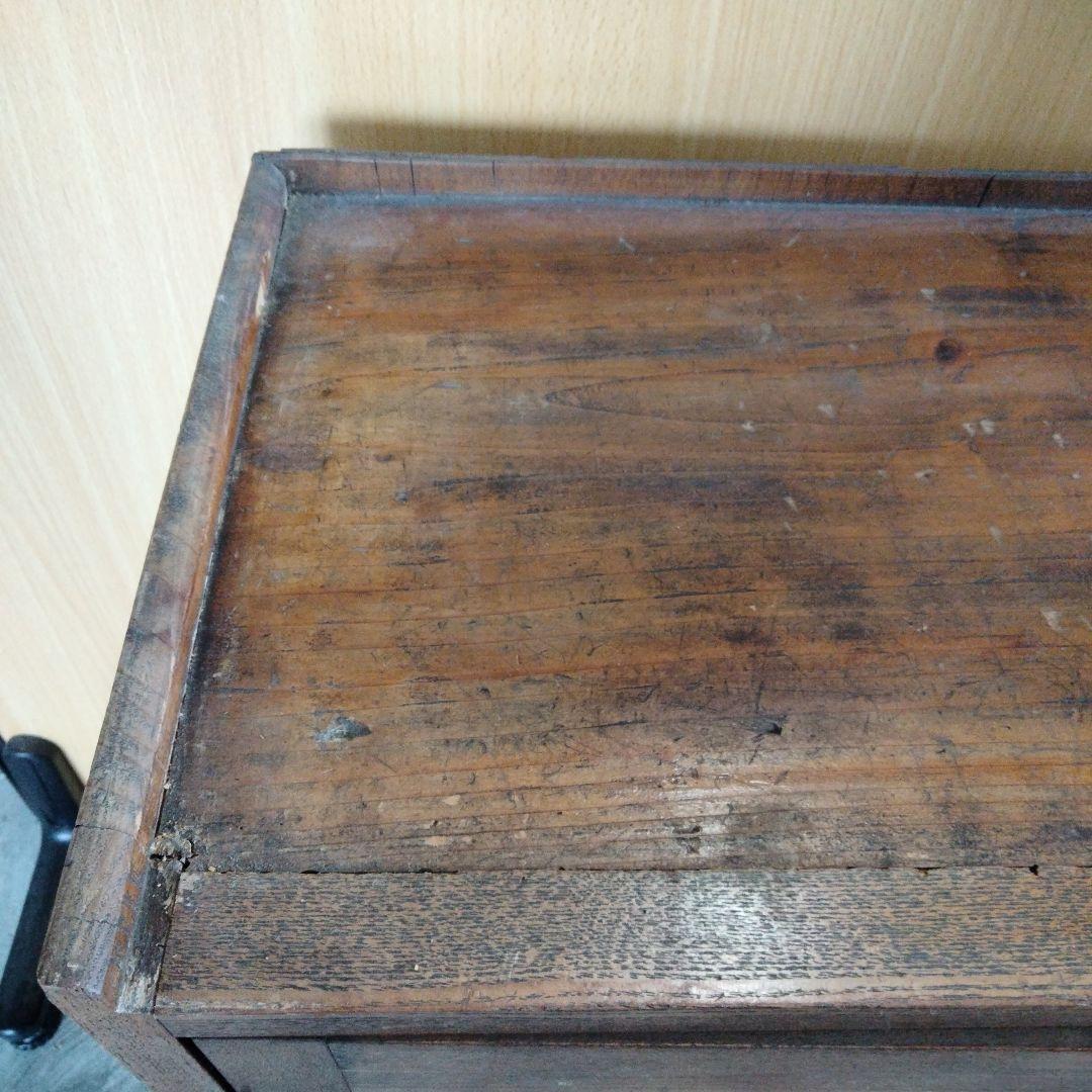 昭和レトロ 古家具 ガラス戸 木製キャビネット 食器棚 サイドボードカップボード