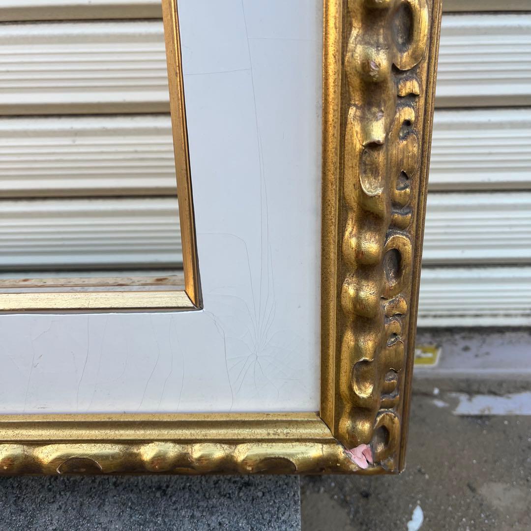 P50号 額縁 大型 ゴールド装飾 油彩用 アンティーク調 絵画フレーム