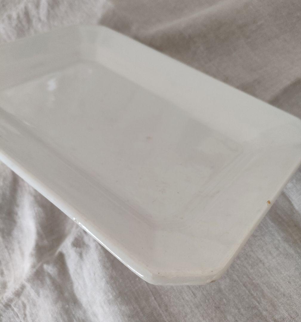 フランスアンティーク　LUNEVILLスクエアプレート