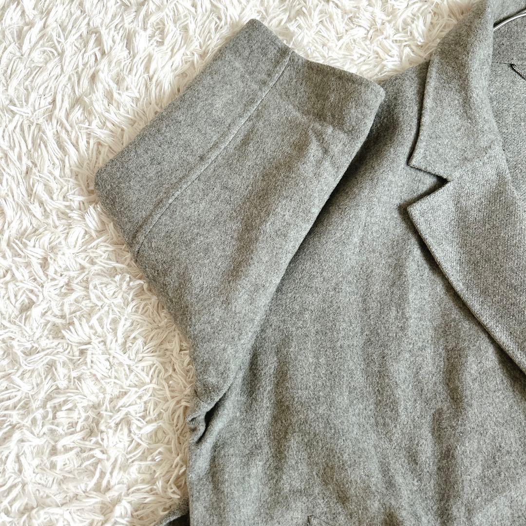 美品⁂23区⁂リバーロングコート　マンテコ　雑誌掲載　人気　大きいサイズ　5L