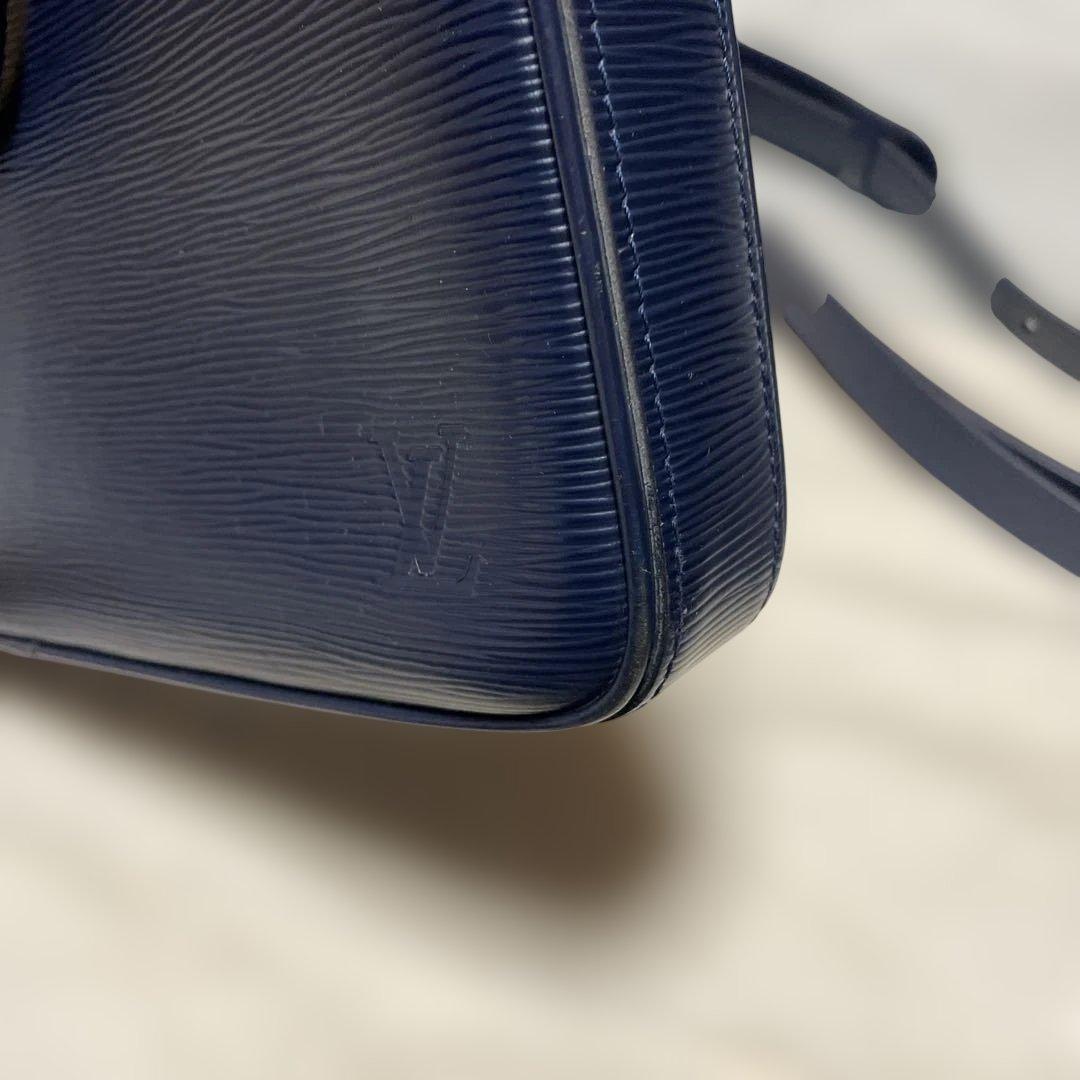 LOUIS VUITTON エピ　ネイビー ビジネスバッグ