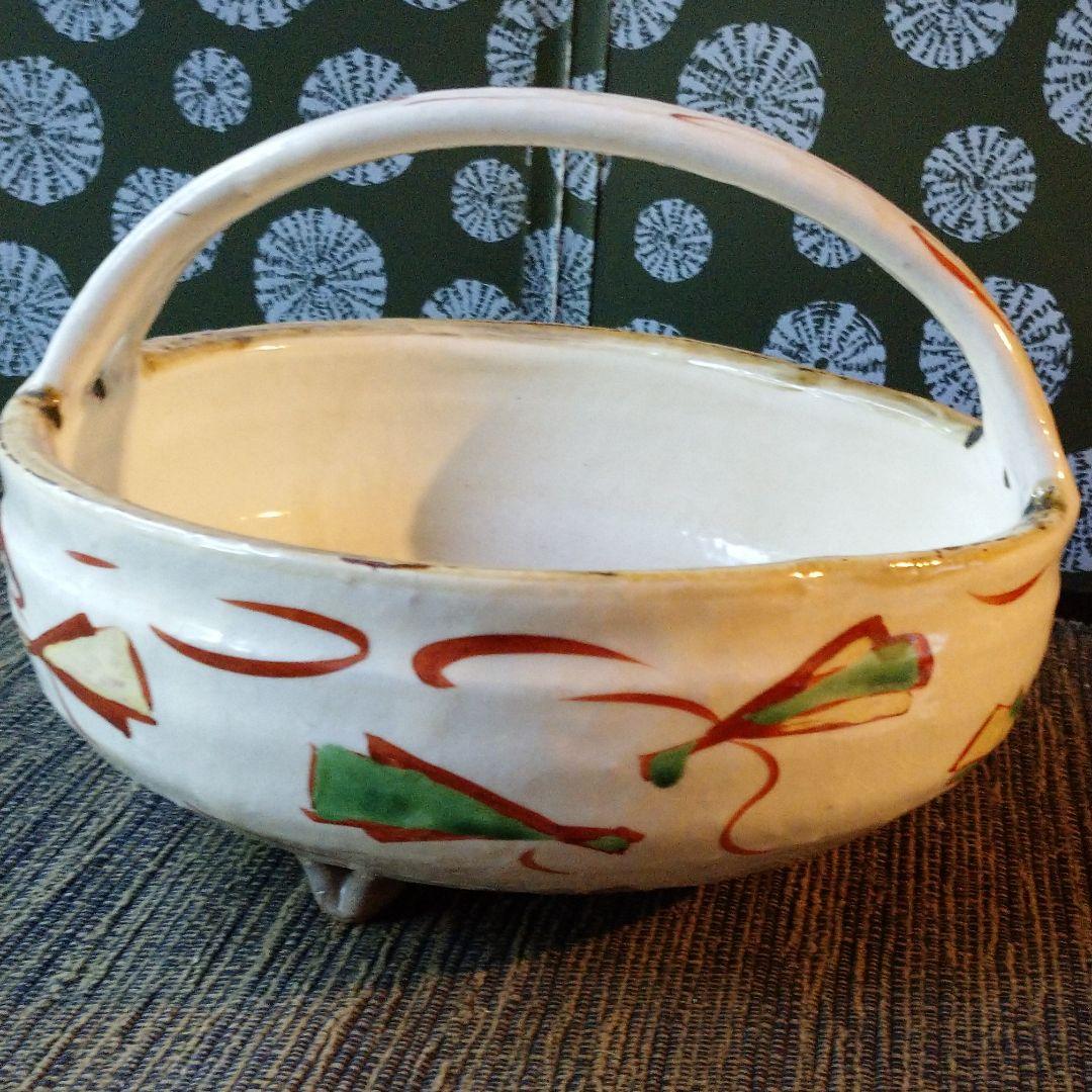 益子焼・馬場 由知子の赤絵の器