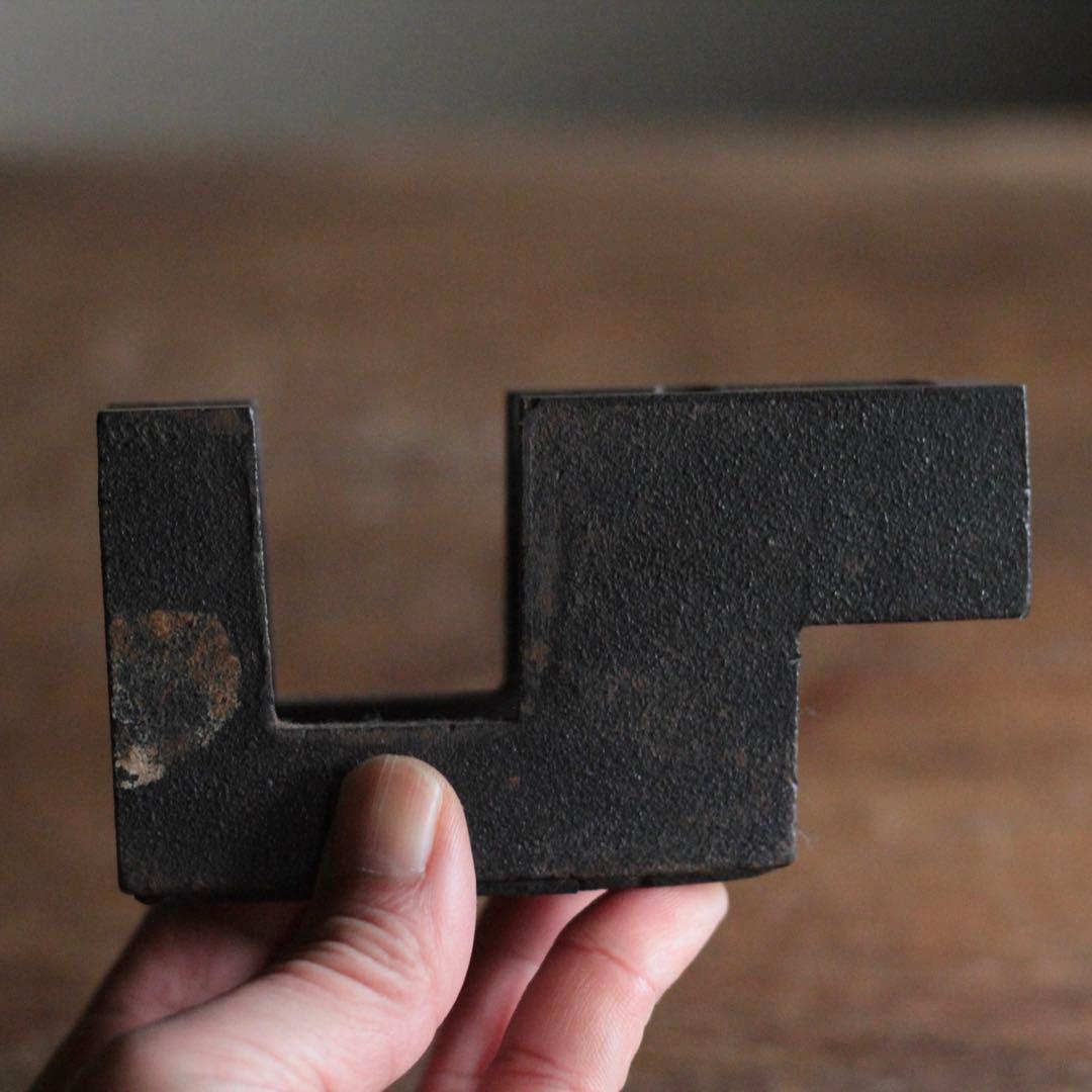 ニチバン 鉄製 テープカッター 昭和レトロ 古道具 アンティーク オブジェ