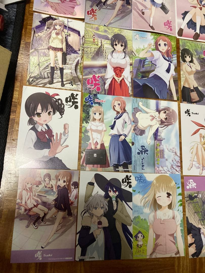 咲‐Saki‐ 1~17巻まで 店舗購入特典 ポストカード 大量まとめ売り