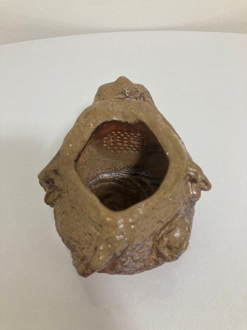 ☆ 激レア 備前焼 宝瓶 登り窯 龍 手びねり 急須