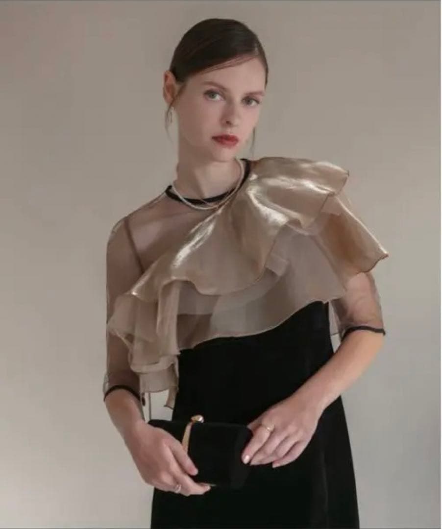 【kurumi】【LEJA】アシンメトリーティアードフリル3WAY