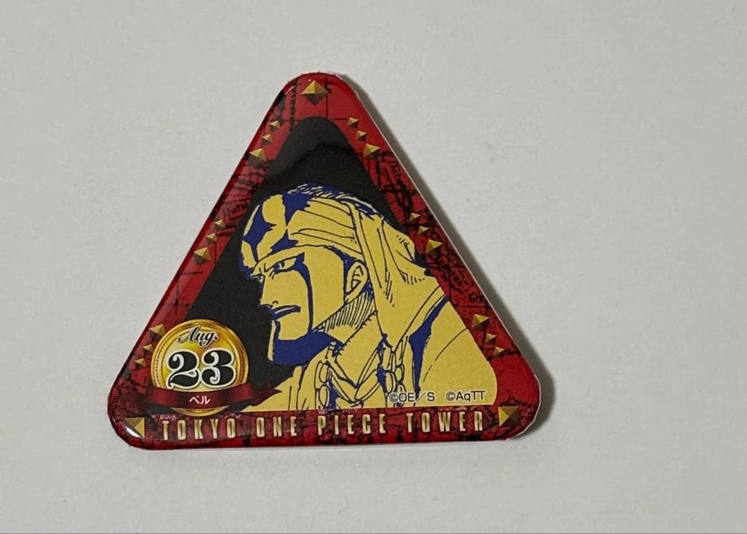 東京ワンピースタワー　トンガリ　バースデイ　缶バッジ　ペル