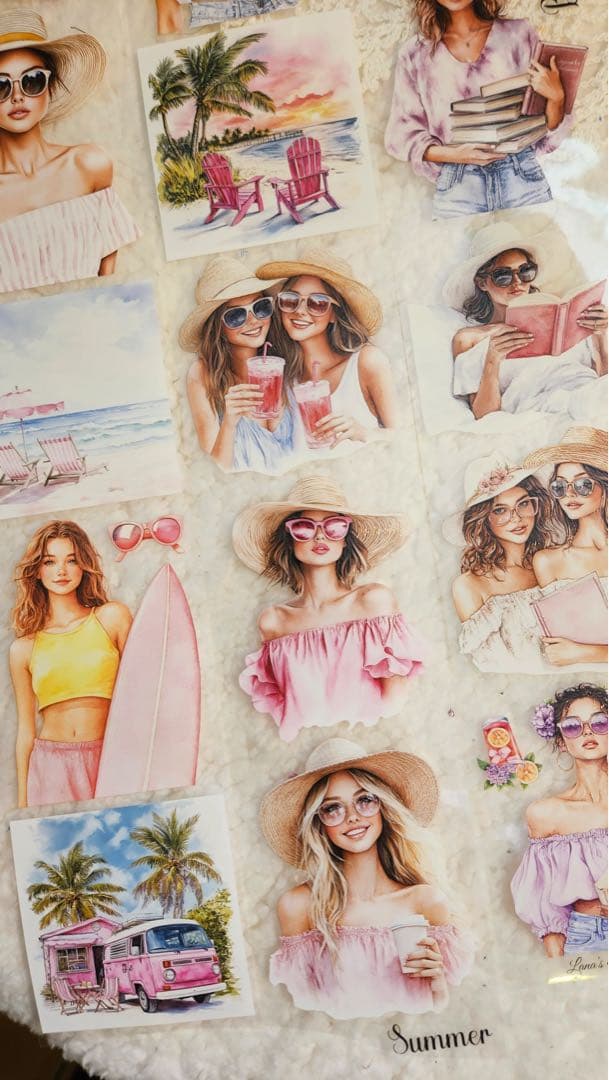 Lana's Scrap Shop 海外マスキングテープ　マステ 【2468】