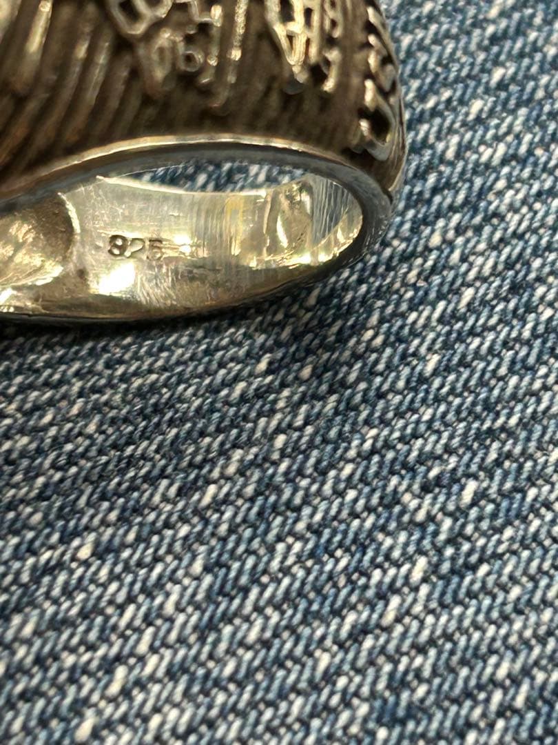 USA シルバー925 リング ジルコニア 海軍 AIRFORCE