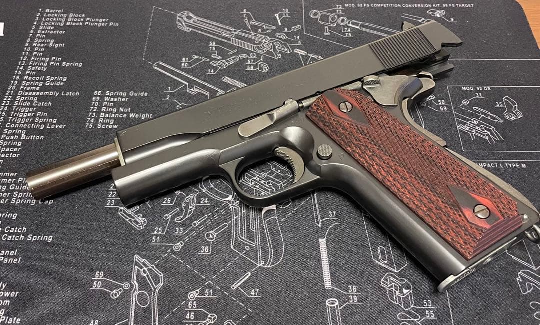 WAウエスタンアームズコルトM1911A1ミリタリーモデル（ABS樹脂）