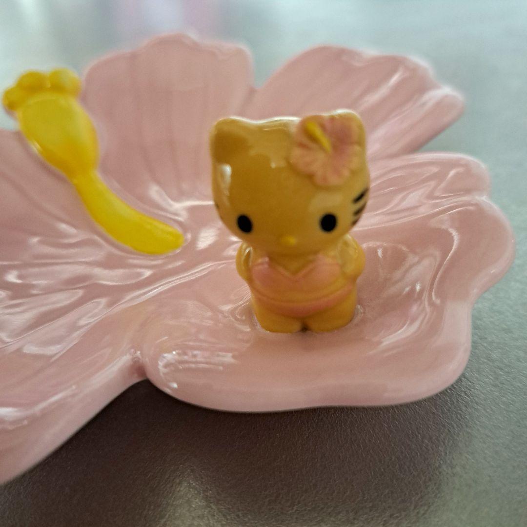 ハイビスカス　キティ　トレイ　日焼けキティ　平成レトロ