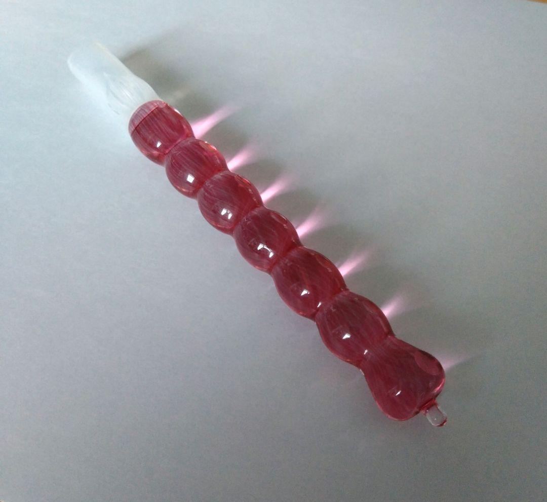 津軽びいどろ りんご ガラスペン メタルケース付き