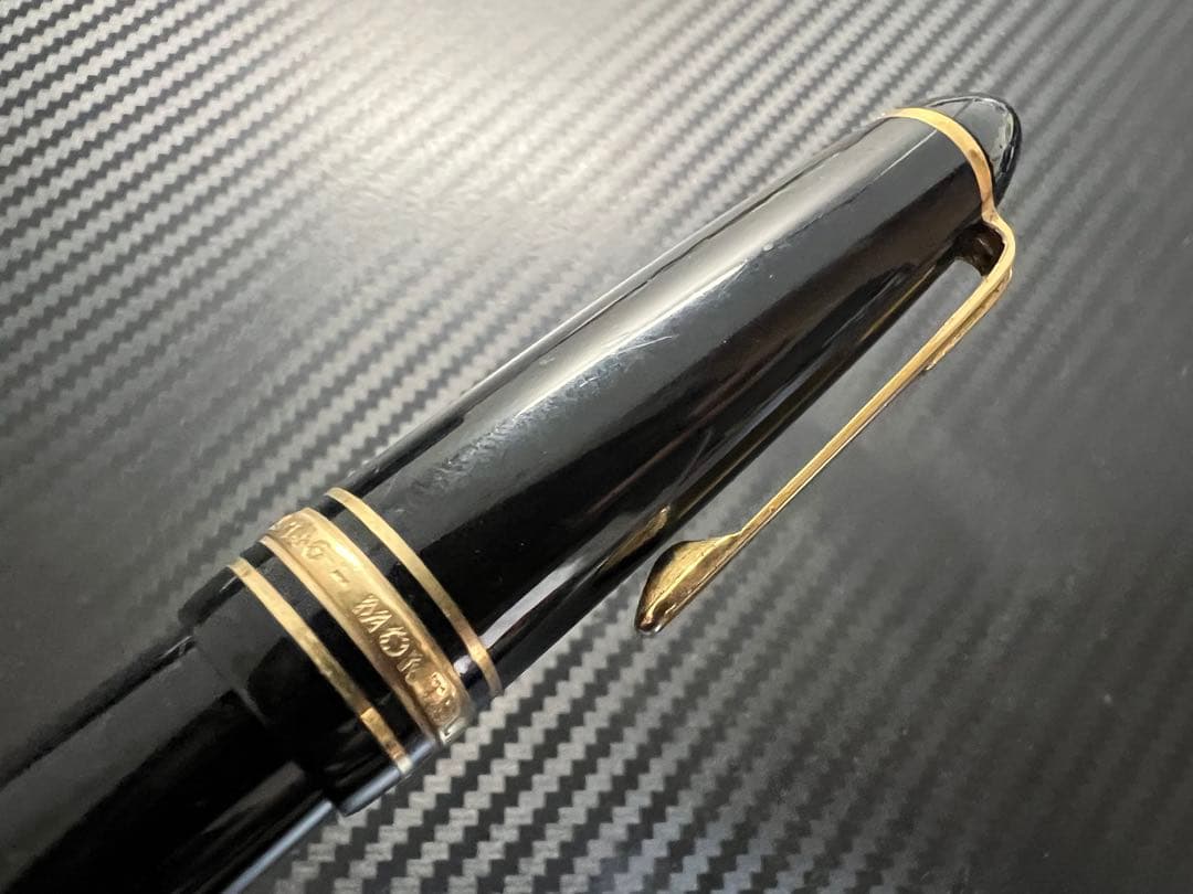 モンブラン 万年筆 美品 146 14C 全金 EF