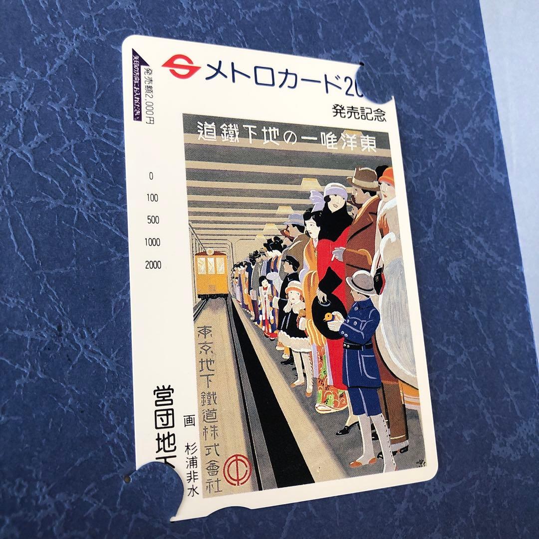 レア【新品/未使用】メトロカード 発売記念 帝都高速度交通営団 昭和レトロ