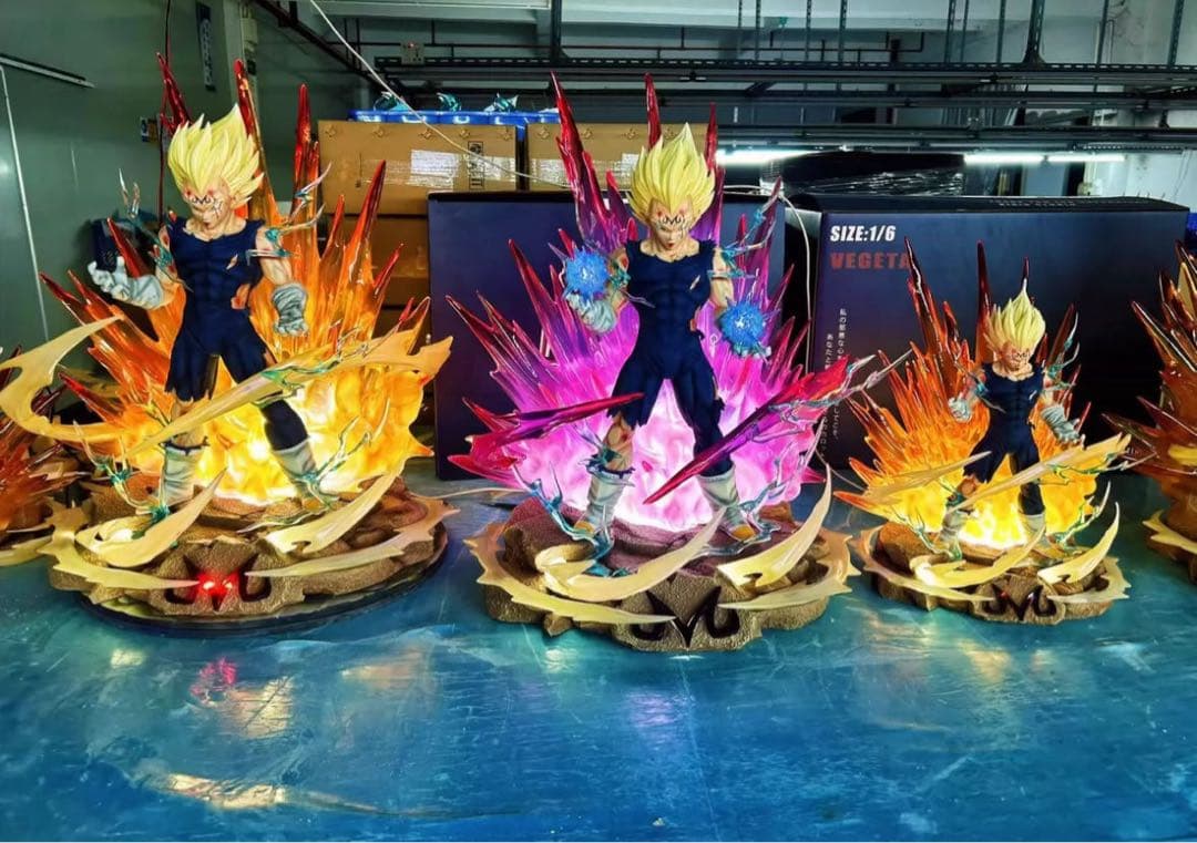 ドラゴンボール ベジータ ガレキ ガレージキット スタチュー X⑤⑥