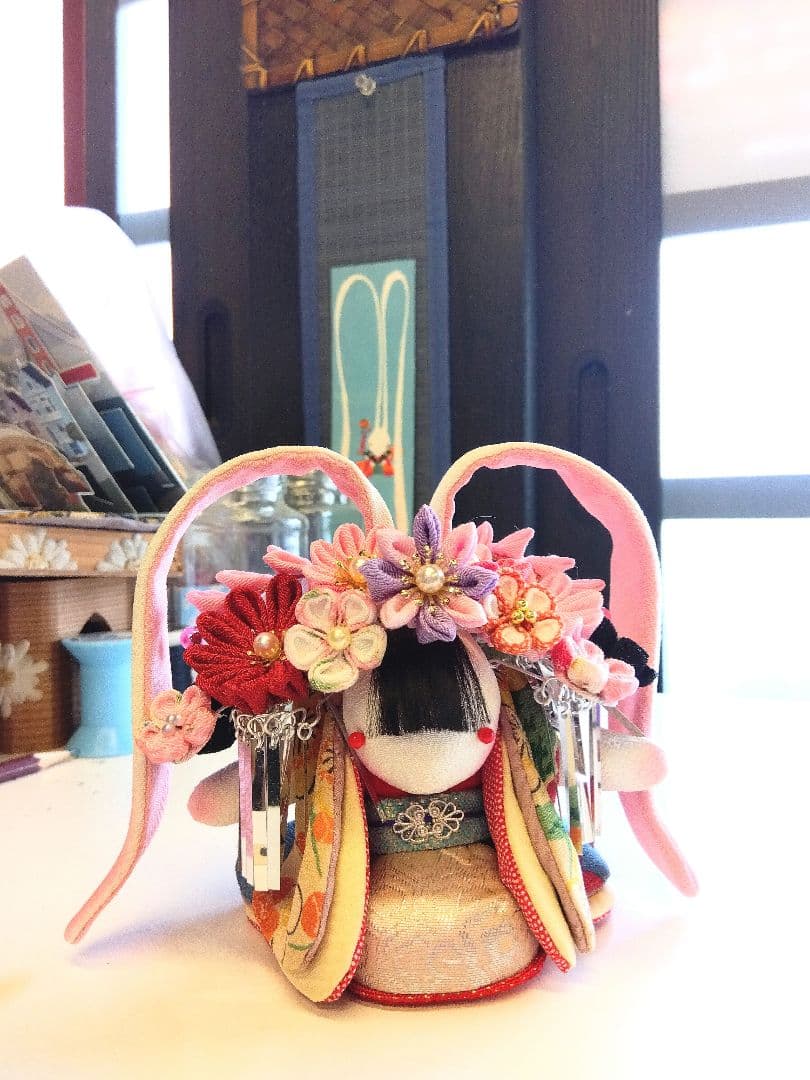 辻村ジュサブロー　花うさぎ