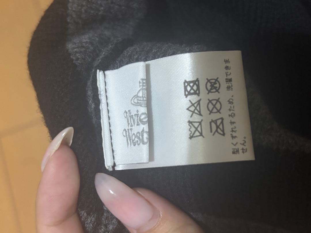 Vivien westwood ORB フラップ付ワッチ ニット帽