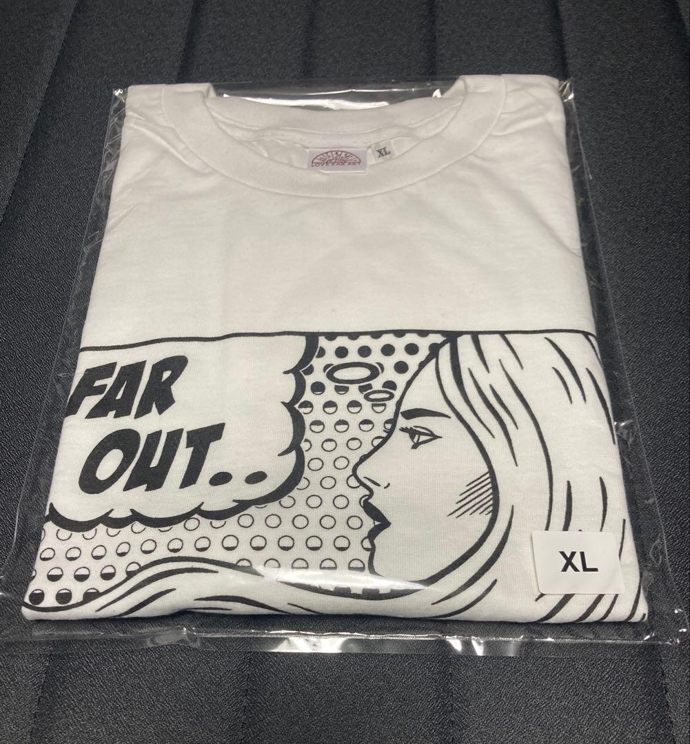 新品 XL love ear art ラブイヤーアート FAR OUT Tシャツ