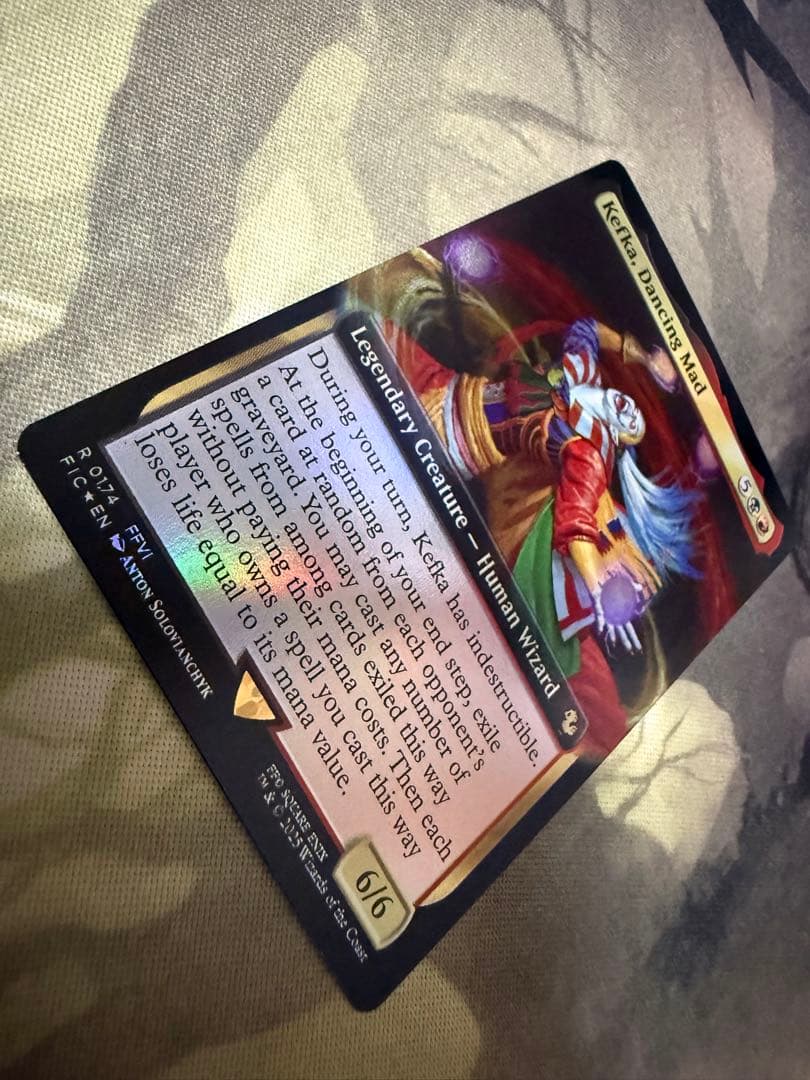 mtg 稀少 拡張 FOIL 混沌もたらす者、ケフカ サンプルパック fic