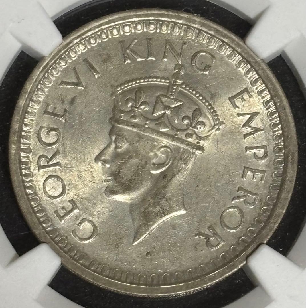 1945年 インドルピー NGC MS 63 ③