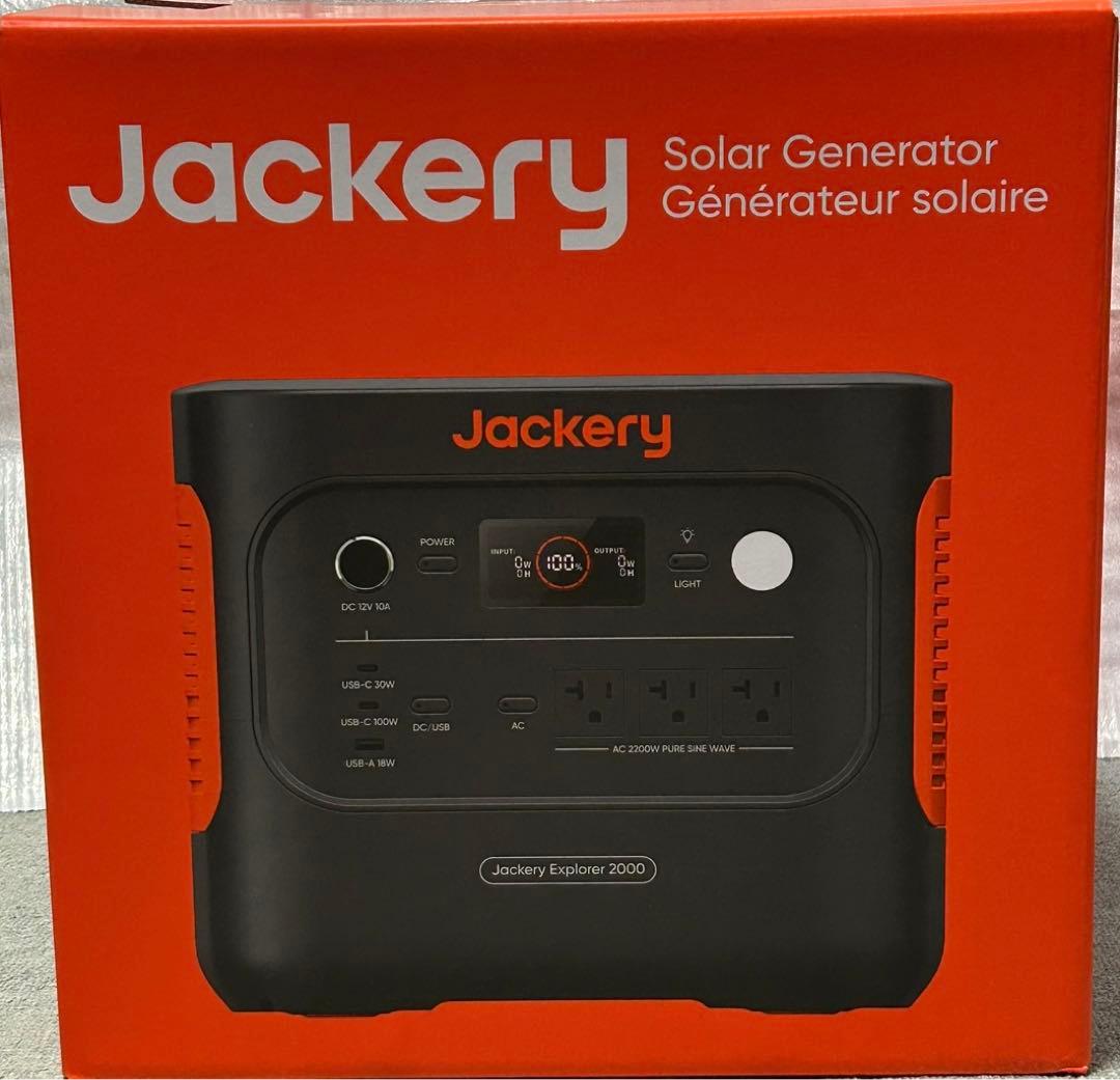 【未開封品】　Jackery 2000 new 型番　JE-2000D