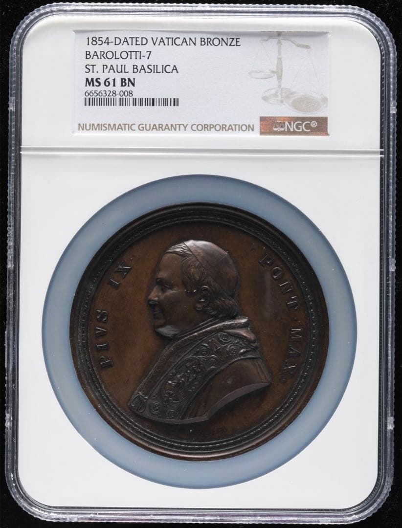 最新情報❗️ピウス9世 サン・パウロ大聖堂 特大メダルUSオークション¥11万超❗️