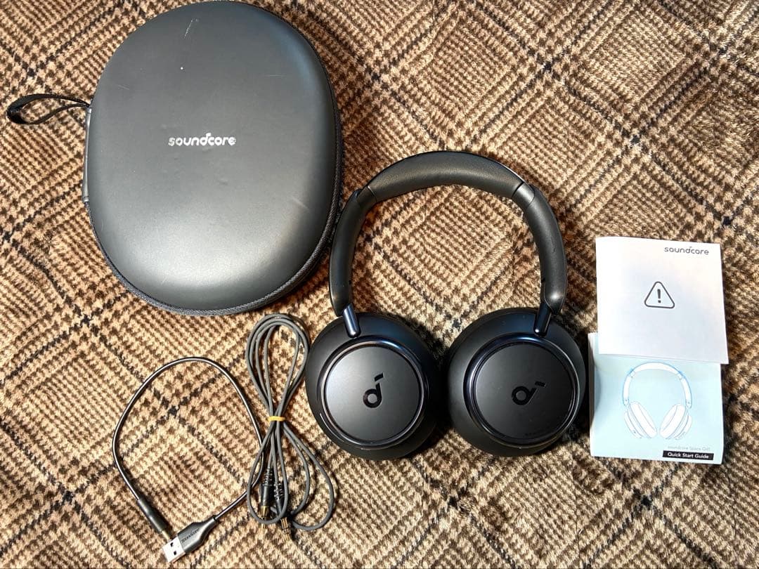 【ほぼ未使用】Anker SoundcoreQ45ワイヤレスヘッドホン付属品完備