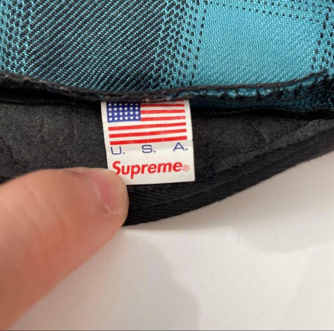 帽子 Supreme - Plaid check shadow Camp Cap