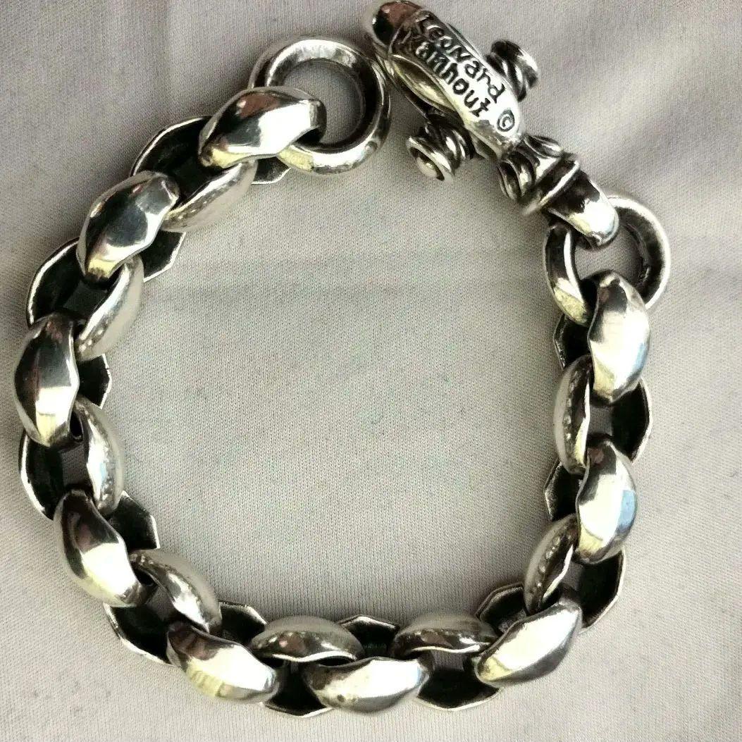 Leonard Kamhout シルクリンクブレスレット プレーンサークル