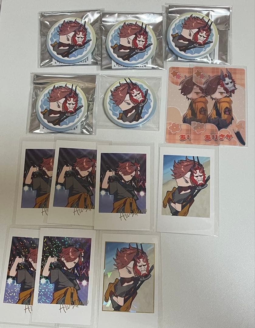 CRフェス 缶バッジ チェキ こどもの日 クリアカード ありさか