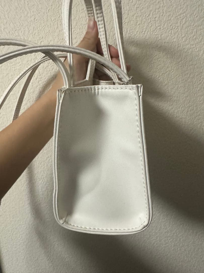 テルファー　バック　ホワイト　白