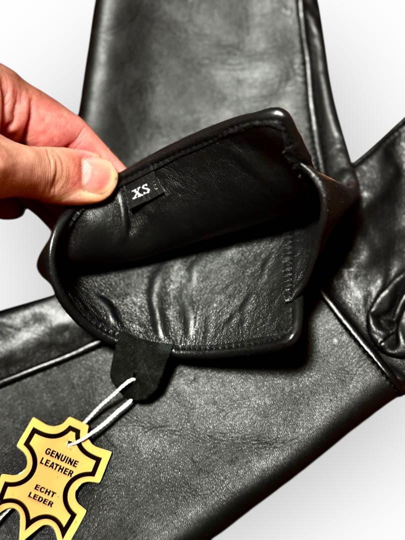 希少 レザーガントレットグローブ 革手袋 ロング