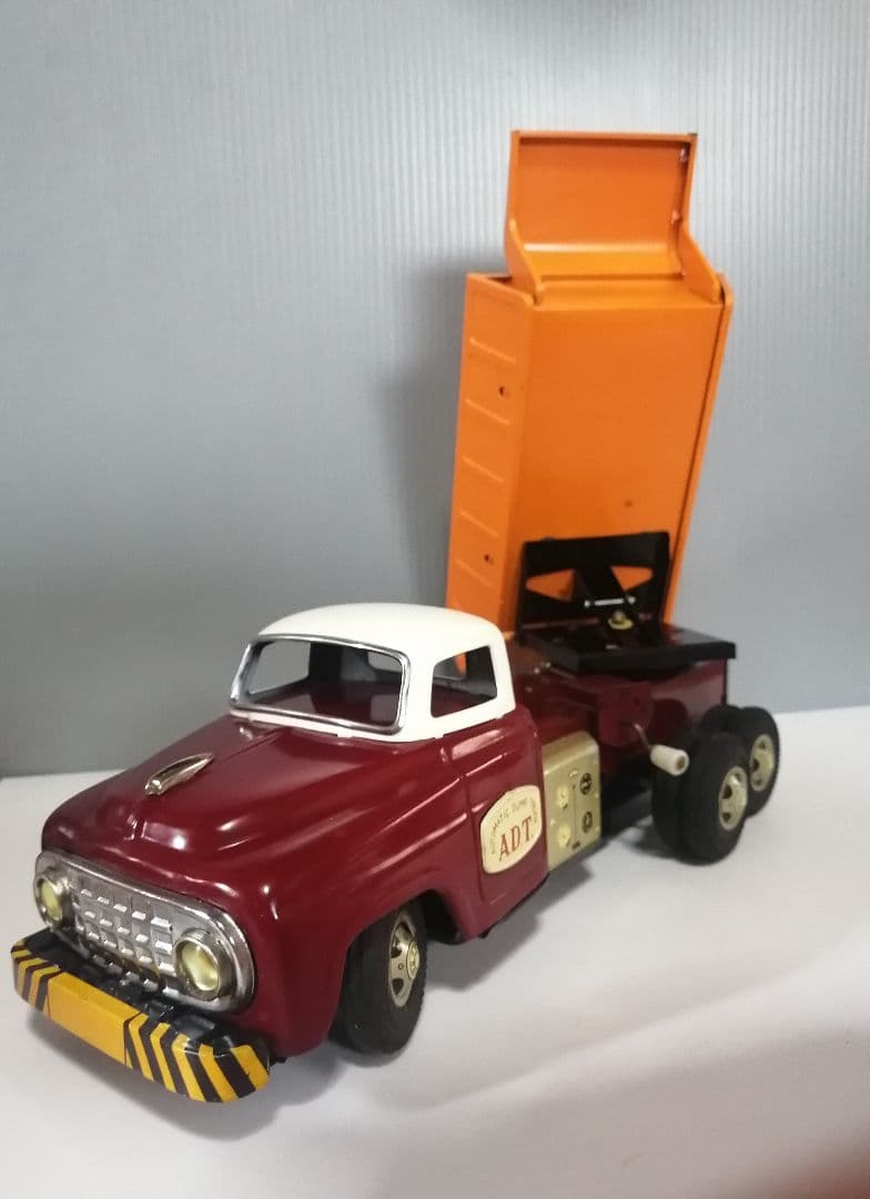 ダンプトラック & グラベルローダー　電動ブリキ　アルプス商事　日本製