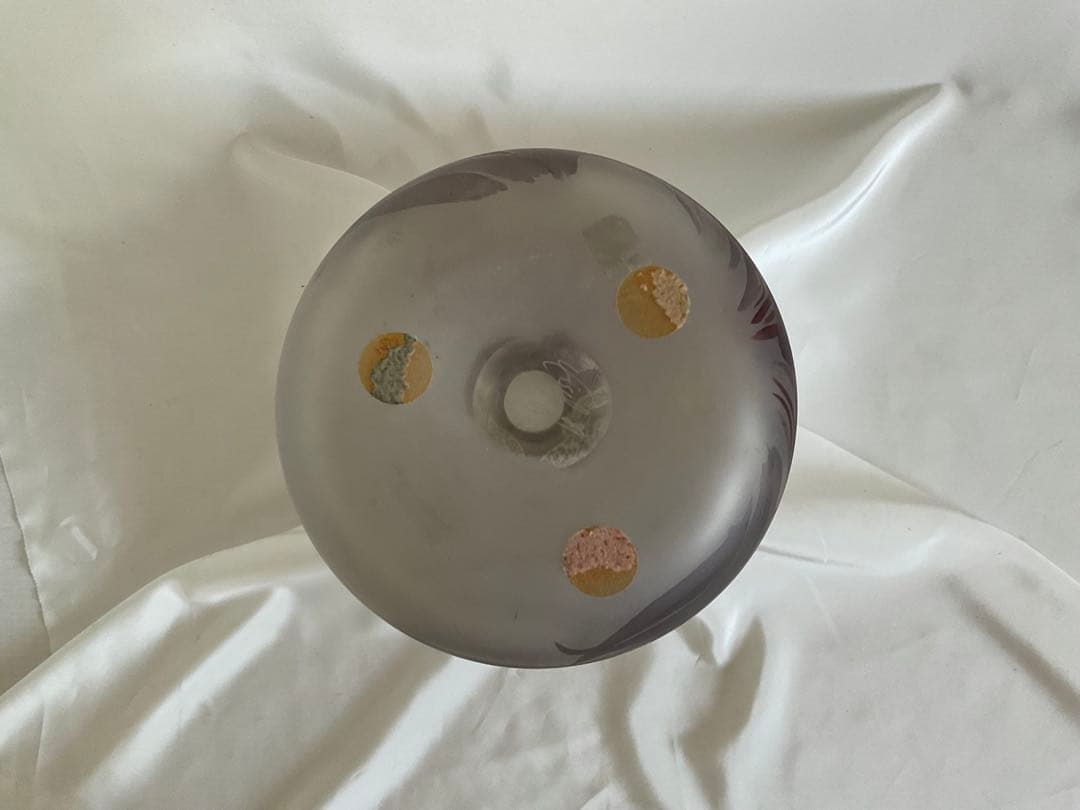 1989年（西ドイツ）「ポスキンガー・クリスタルワークス社製」ガラス花瓶