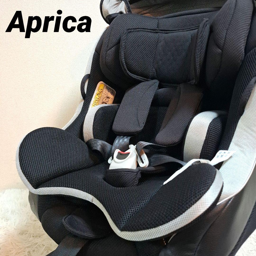 【美品】Aprica クルリラ isofix モアレラブラック