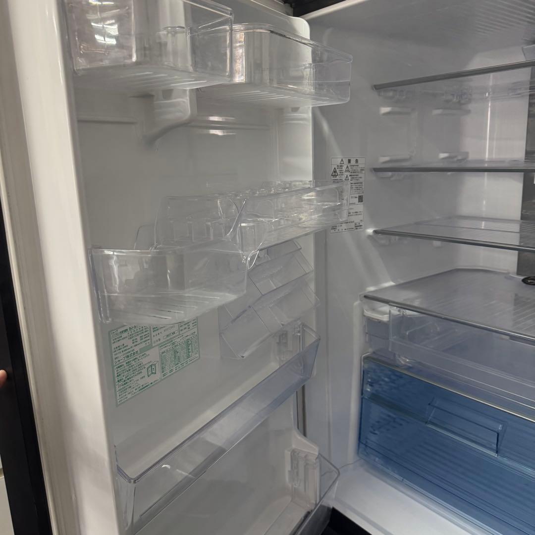 雷216 SHARP　大型冷蔵庫 自動製氷機能付き415L SJ-GT42C-R